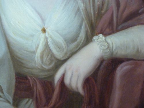 fig 3. Portrait of Mrs Christian c1780; Attributed to John Foldsone.