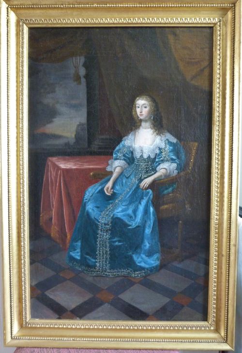 Portrait of a Noblewoman, Said to Be Queen Henrietta Maria, C.1640; Follower of Daniel Mytens.
