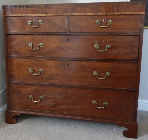 George III Mahogany Chest of Drawers C.1795/1800.