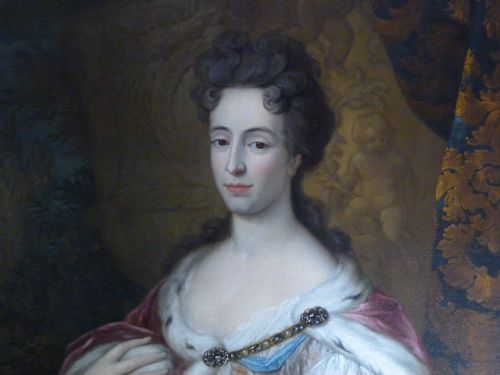 fig 1. Portrait of Mary of Modena; Attributed to Caspar Netscher.