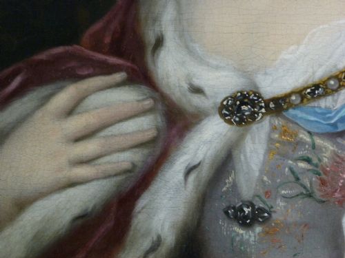 fig 3. Portrait of Mary of Modena; Attributed to Caspar Netscher.