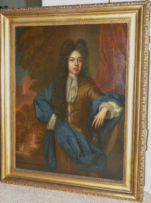 PORTRAIT OF A YOUNG GENTLEMAN C1685 ATTRIBUTED TO JOHANN KERSEBOOM - ADDITIONAL PHOTO 5