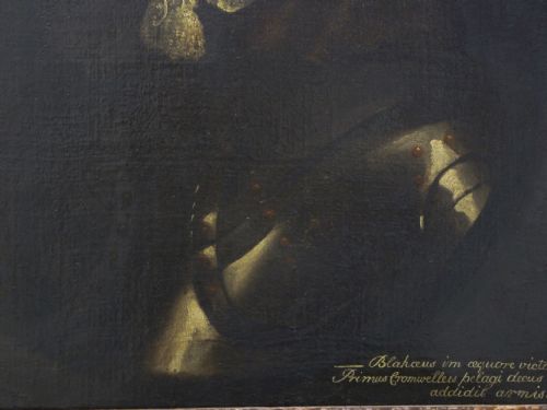 fig 4. Portrait, traditionally identified as Admiral Robert Blake c.1650: Circle of Robert Walker.