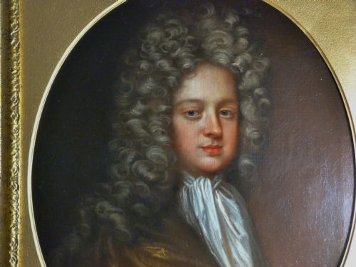 PORTRAIT OF JOHN ROBINSON OF DENSTON HALL SUFFOLK C1700 CIRCLE OF SIR GODFREY KNELLER - ADDITIONAL PHOTO 1