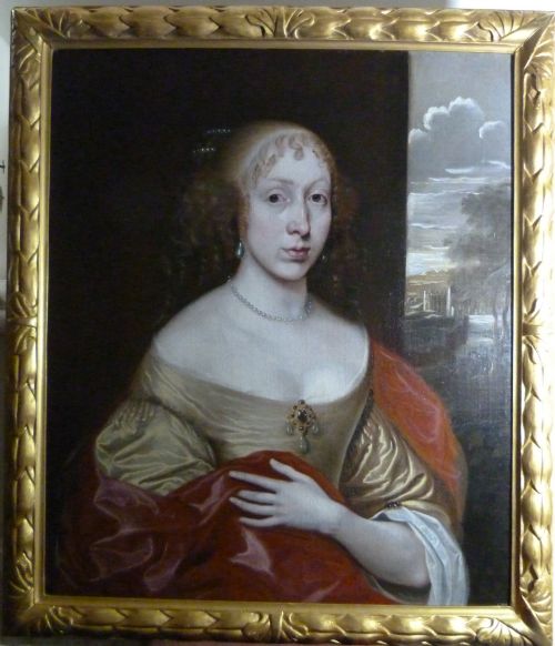 Portrait of Anne Cudworth, Mrs. Johnston C.1653: Attributed to John Hayls.