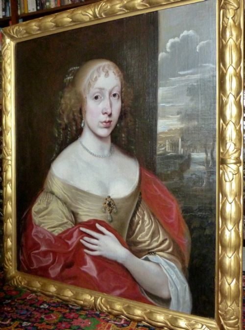 fig 5. PORTRAIT OF ANNE CUDWORTH, MRS. JOHNSTON c.1653: Attributed to John Hayls.
