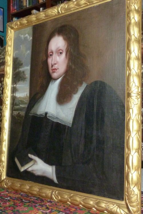 fig 7. PORTRAIT OF DR. NATHANIEL JOHNSTON c.1653: Attributed to John Hayls.