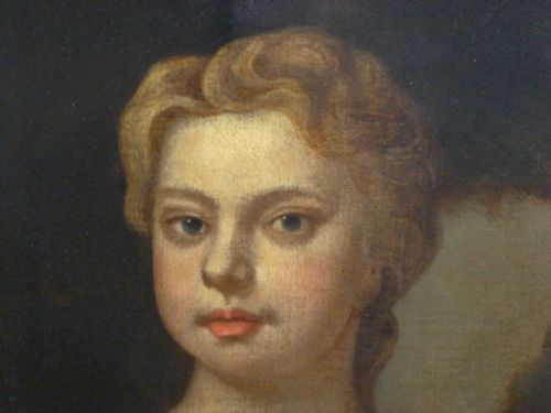 fig 2. Portrait of a Girl in Red c.1710; Follower of Kneller.