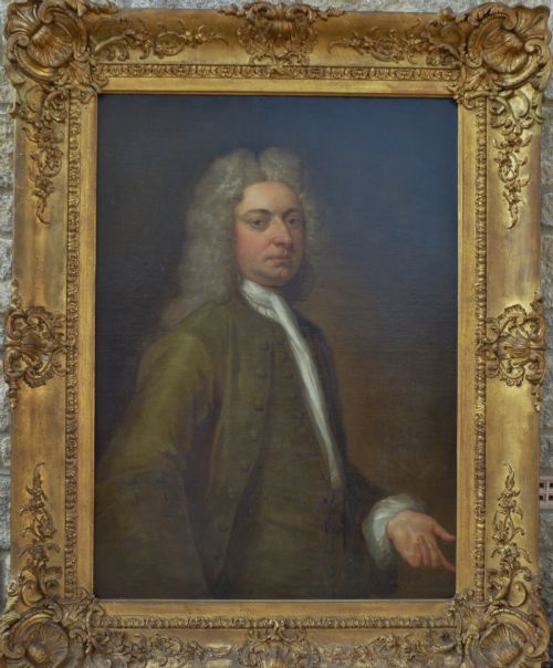 fig 1. Portrait of a Gentleman 1730, by John Vanderbank.