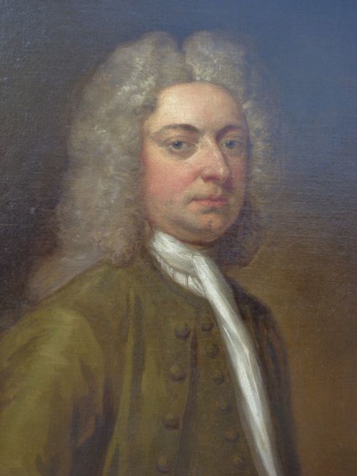 fig 2. Portrait of a Gentleman 1730, by John Vanderbank.