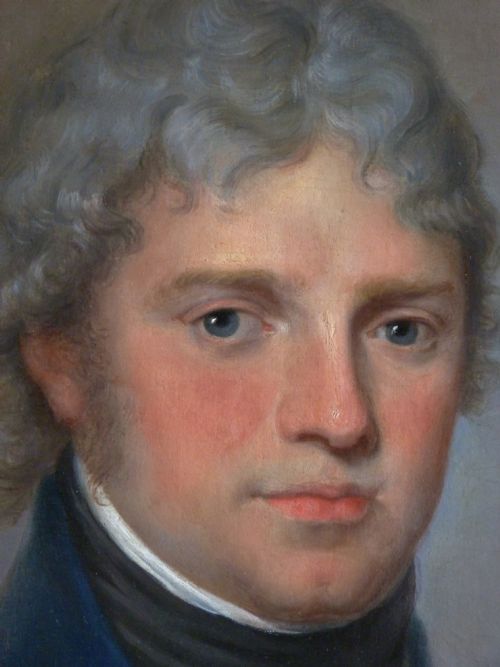 PORTRAIT OF COLONEL CLAES PIPER C1800 CIRCLE OF ANGELICA KAUFFMAN - ADDITIONAL PHOTO 2
