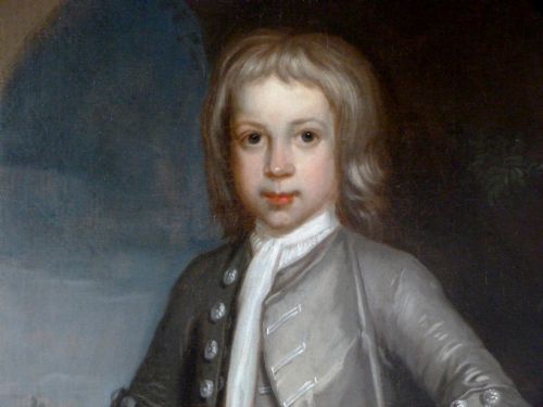 fig 1. Portrait of a Young Boy with a Dog c.1740; English School.