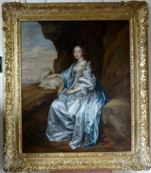Portrait of Lady Mary Villiers 17th C., After Van Dyck.