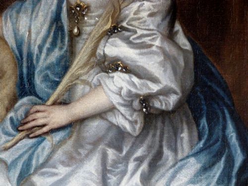 fig 2. Portrait of Lady Mary Villiers 17th c., after van Dyck.