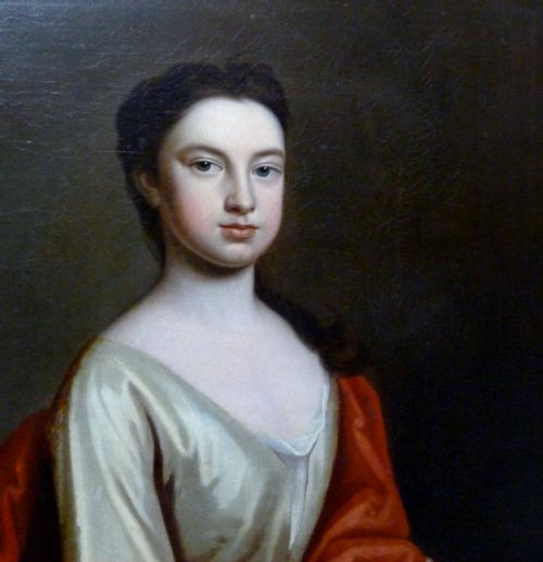 fig 1. Portrait of Ann Wells, later Duchess of Chandos c.1722; Follower of Michael Dahl.
