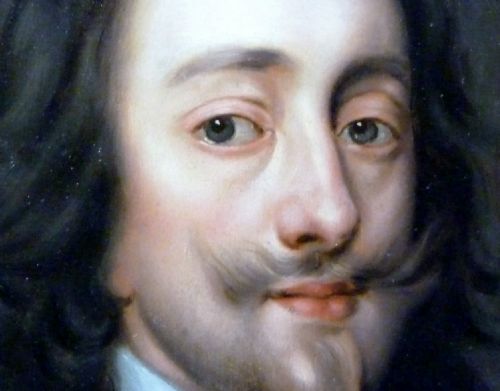 fig 2. SOLD....Portrait of Charles I in armour c.1640; Attributed to Remigius van Leemput.