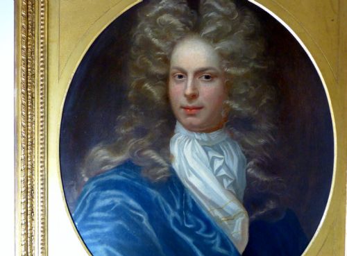 fig 1. Portrait traditionally called James Radclyffe (Radcliffe), 3rd Earl of Derwentwater; Studio or Circle of John Closterman.