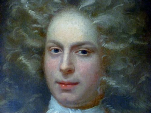 fig 2. Portrait traditionally called James Radclyffe (Radcliffe), 3rd Earl of Derwentwater; Studio or Circle of John Closterman.