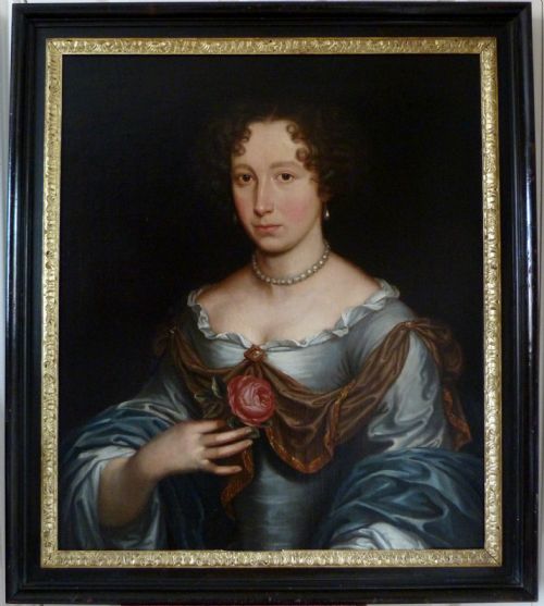 Portrait of a Lady C.1680; Circle of John Michael Wright.