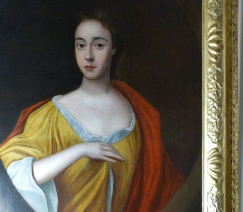 fig 1. Portrait of a Lady c.1700; Follower of Sir Godfrey Kneller.