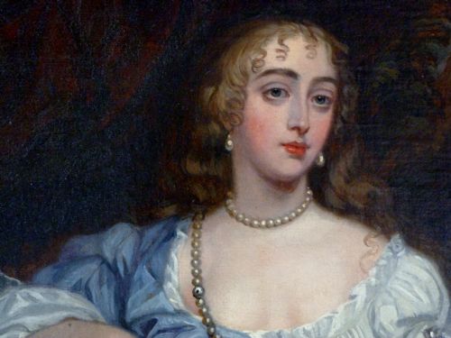fig 2. Portrait of Mary Bagot, Countess of Falmouth and Dorset; after Lely.