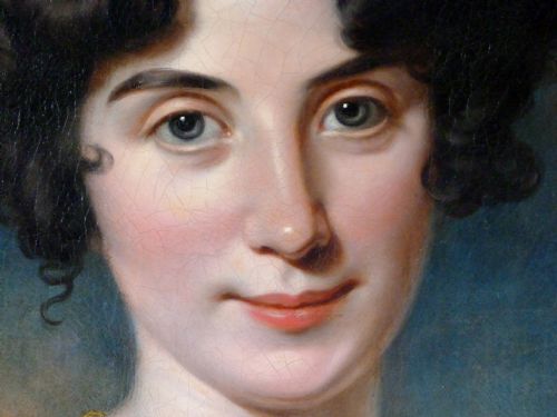 fig 2. Portrait of Julia Floyd, later Lady Peel c.1820; Circle of Sir Thomas Lawrence.
