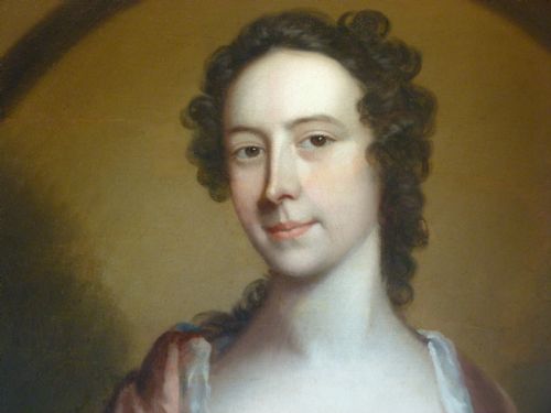 fig 1. Portrait of a Lady c.1740; Circle of Allan Ramsay.