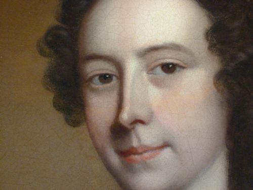 fig 2. Portrait of a Lady c.1740; Circle of Allan Ramsay.