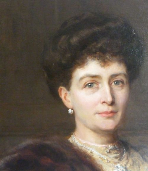 fig 2. Portrait of a Lady, 1903 by Hugh Goldwin Riviere RP.