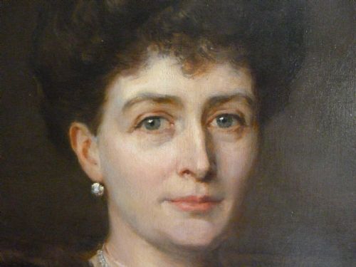 fig 3. Portrait of a Lady, 1903 by Hugh Goldwin Riviere RP.