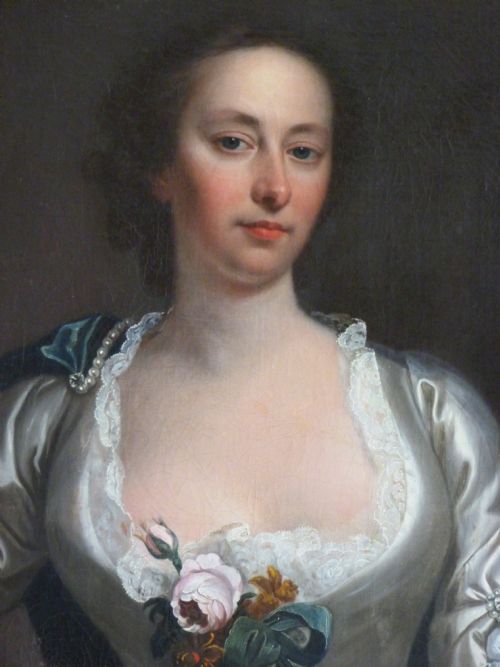 fig 2. Portrait of Anna Spearman (nee Sneyd) c.1735, Circle or Studio of Allan Ramsay.