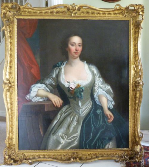 fig 1. Portrait of Anna Spearman (nee Sneyd) c.1735, Circle or Studio of Allan Ramsay.