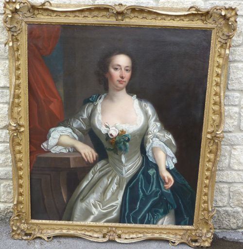fig 7. Portrait of Anna Spearman (nee Sneyd) c.1735, Circle or Studio of Allan Ramsay.