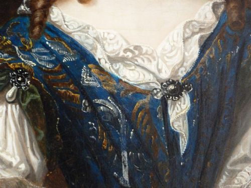 fig 3. Portrait of Louise de La Valliere; Follower of Pierre Mignard.