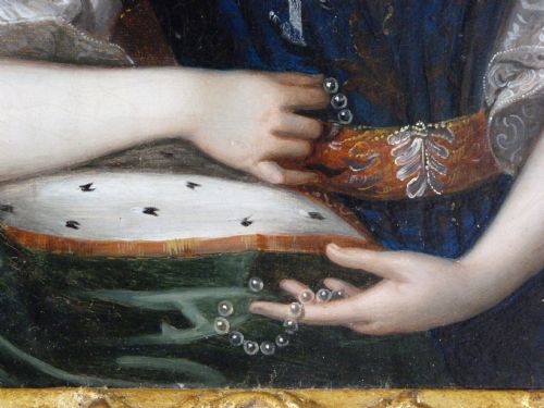 fig 4. Portrait of Louise de La Valliere; Follower of Pierre Mignard.