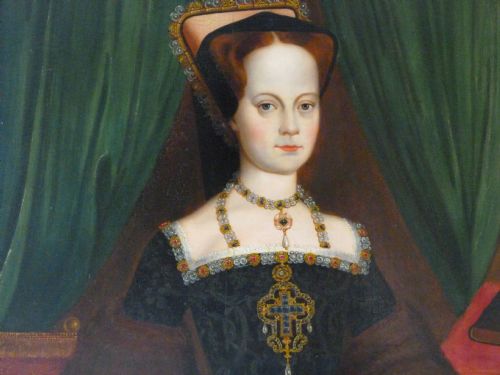 fig 1. Portrait of Queen Mary I, Manner of Guillim Scrots.