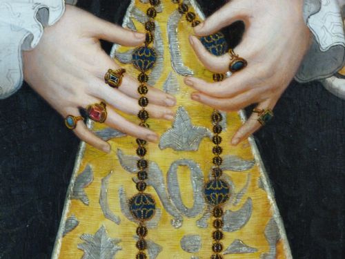 fig 3. Portrait of Queen Mary I, Manner of Guillim Scrots.
