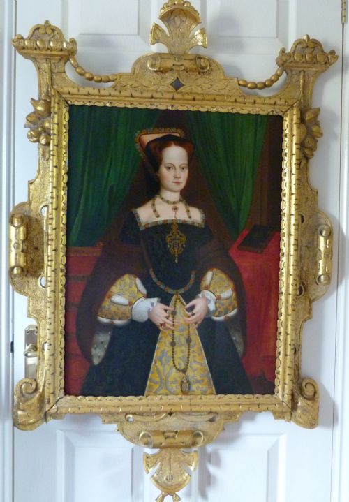 fig 9. Portrait of Queen Mary I, Manner of Guillim Scrots.