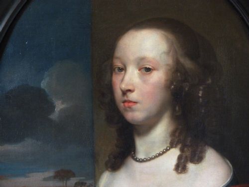 fig 1. Portrait of a Young Lady c. 1660: Attributed to Gerard Soest.
