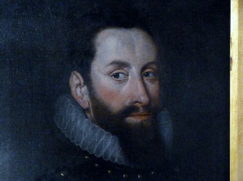 fig 2. Portrait of a Gentleman c. 1590, probably Johan Upchierts; Circle of Adriaen Thomasz. Key.