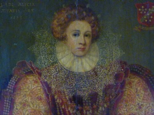 fig 2. Portrait of an Elizabethan Lady, 17th century; English School.