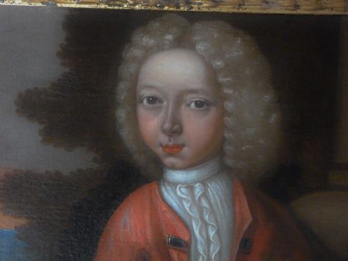 fig 1. Portrait of a Boy in Red c. 1740: British School.
