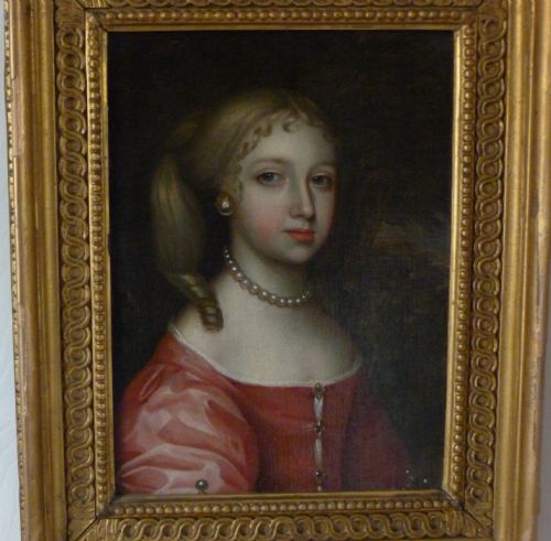 fig 1. Pair of Portraits of Two Girls of the Howard Family c.1650: Attributed to Remigius van Leemput.