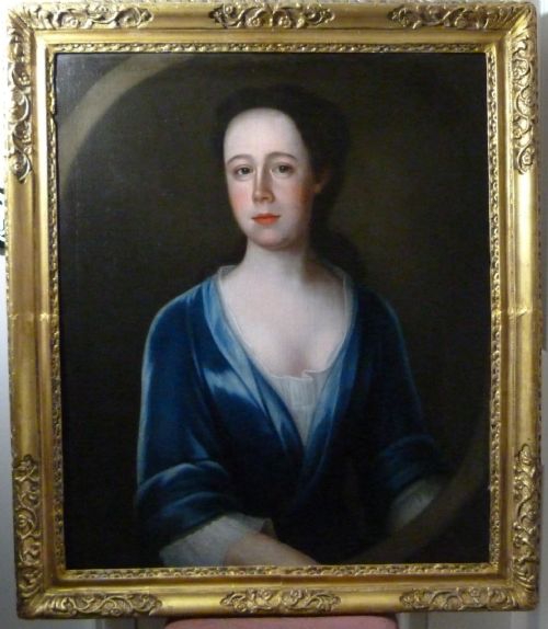 Portrait of a Lady in Blue C.1715: Circle of Johnathan Richardson.