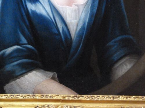 fig 2. Portrait of a Lady in Blue c.1715: Circle of Johnathan Richardson.