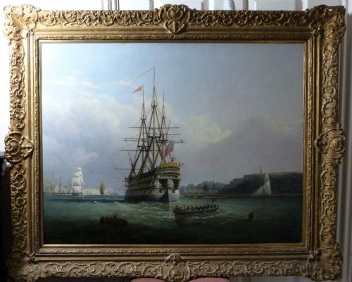 Portrait of H.m.s Royal Adelaide 1837; Attributed to Joseph Walter.