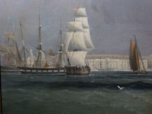 fig 3. Portrait of H.M.S Royal Adelaide 1837; Attributed to Joseph Walter.