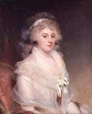 fig 4. Portrait of a Young Lady, possibly Elizabeth Beauclerk c.1786; Circle of Richard Cosway.
