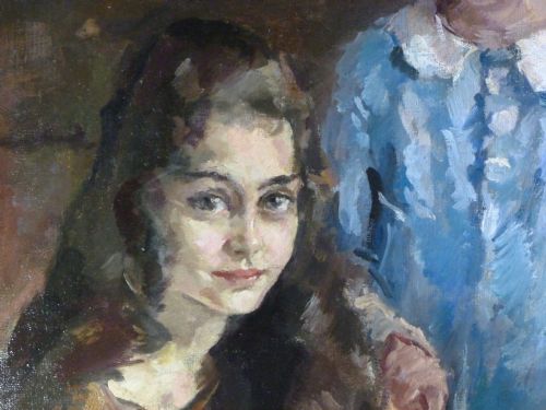 fig 2. Portrait of the Orbach and des Salles Children by Joseph Oppenheimer R.P.