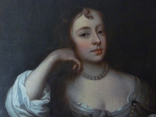 fig 1. Portrait of a Lady, possibly Barbara Villiers, c.1662; Circle or Studio of Lely.